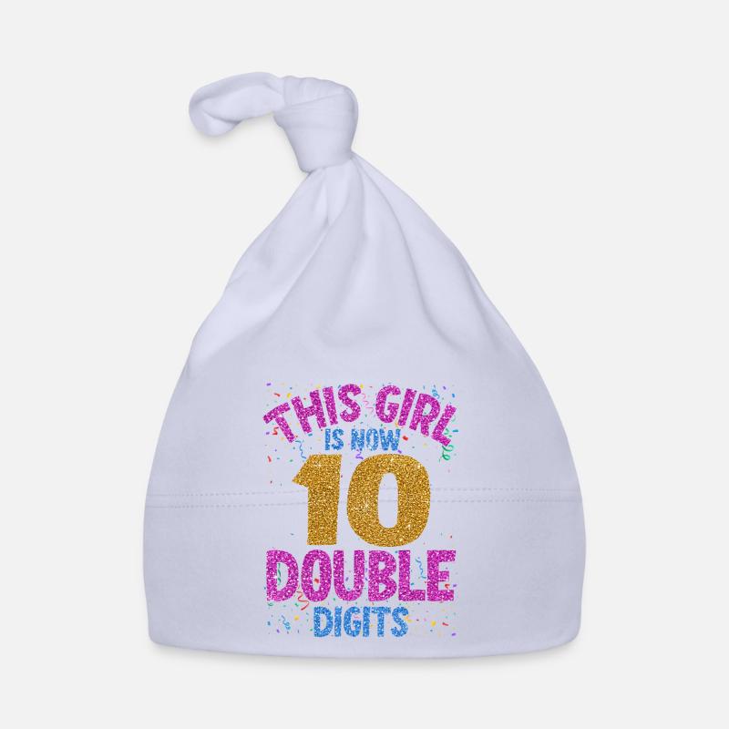 10. Geburtstag Mädchen Baby Bio-Mütze