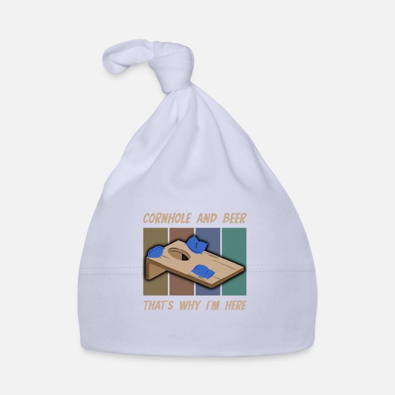 Cornhole Beanbag Gift Organic Baby Cap