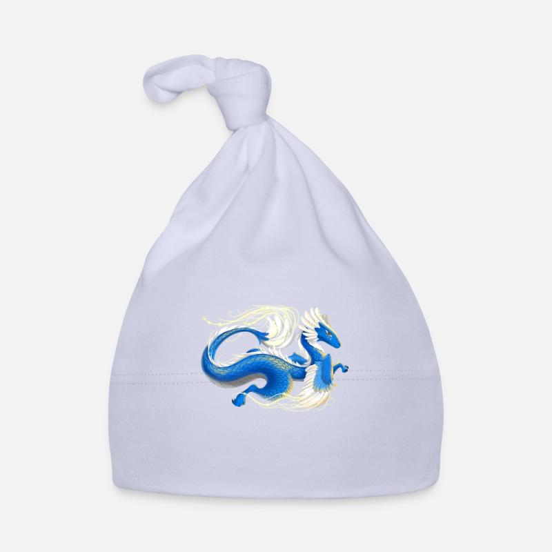 Magical Cool Air Dragon - Dragons des éléments - Bonnet bio Bébé - ciel