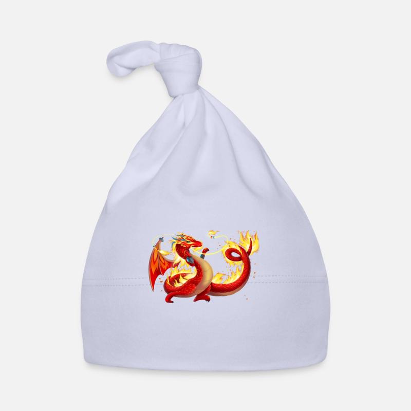 Dragon de feu magique - dragon des éléments Bonnet bio Bébé