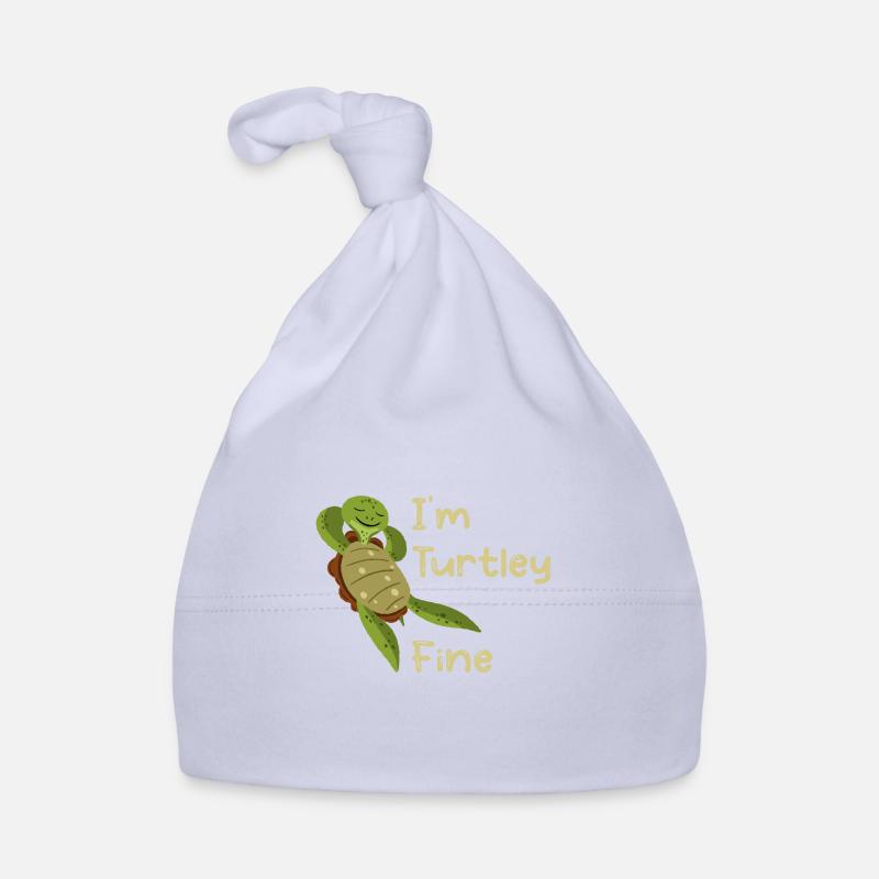 Turtle Turtle Pun Gift Bonnet bio Bébé