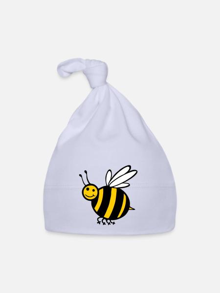 Die glückliche Hummel von Rautie - Baby Bio-Mütze - Sky - Vorne