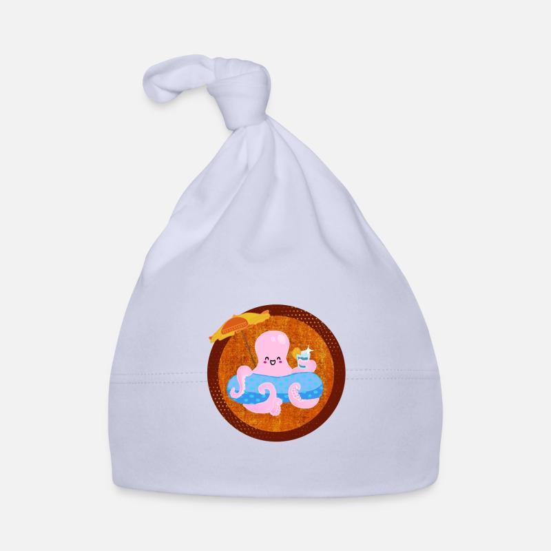 PIEUVRE D'ÉTÉ DRÔLE DE SOLEIL VACANCES Bonnet bio Bébé