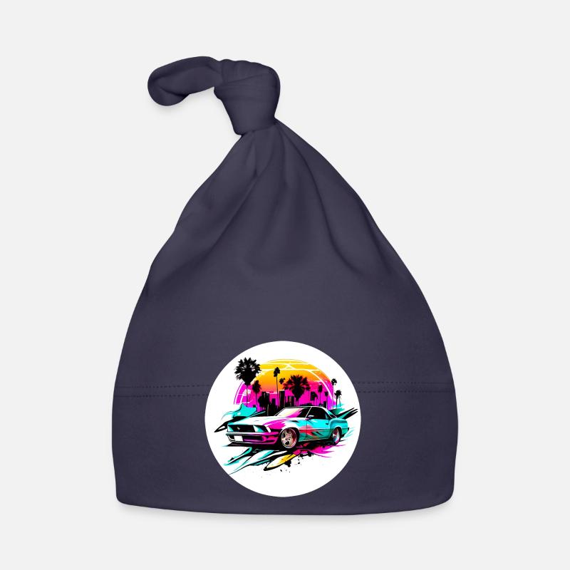 Miami Car 3 Organic Baby Cap