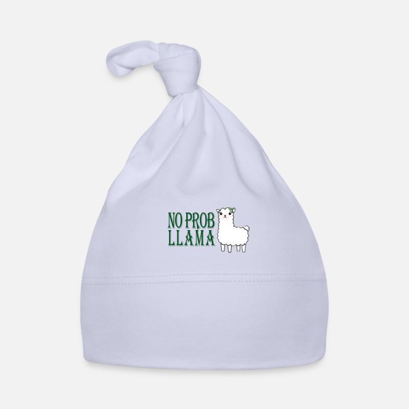 No Prob Llama Spanish Llama Organic Baby Cap