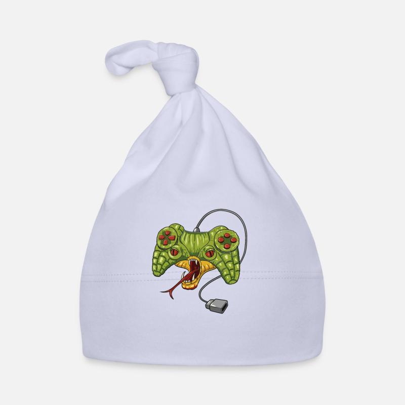 Jeux vidéo Funny Snake Controller Gamer Bonnet bio Bébé