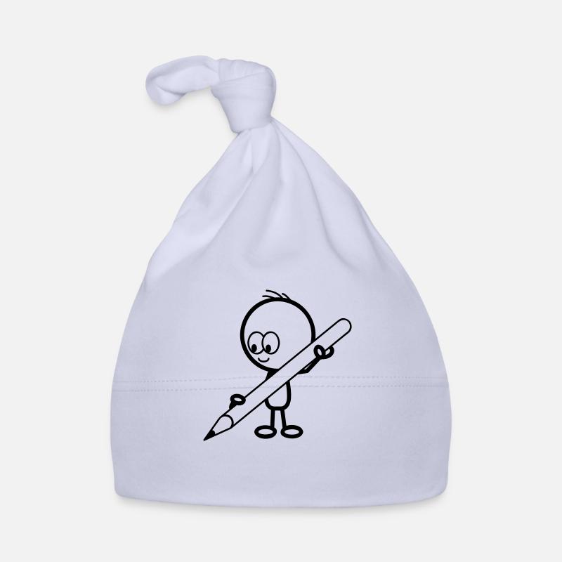 mann_mit_stift Baby Bio-Mütze