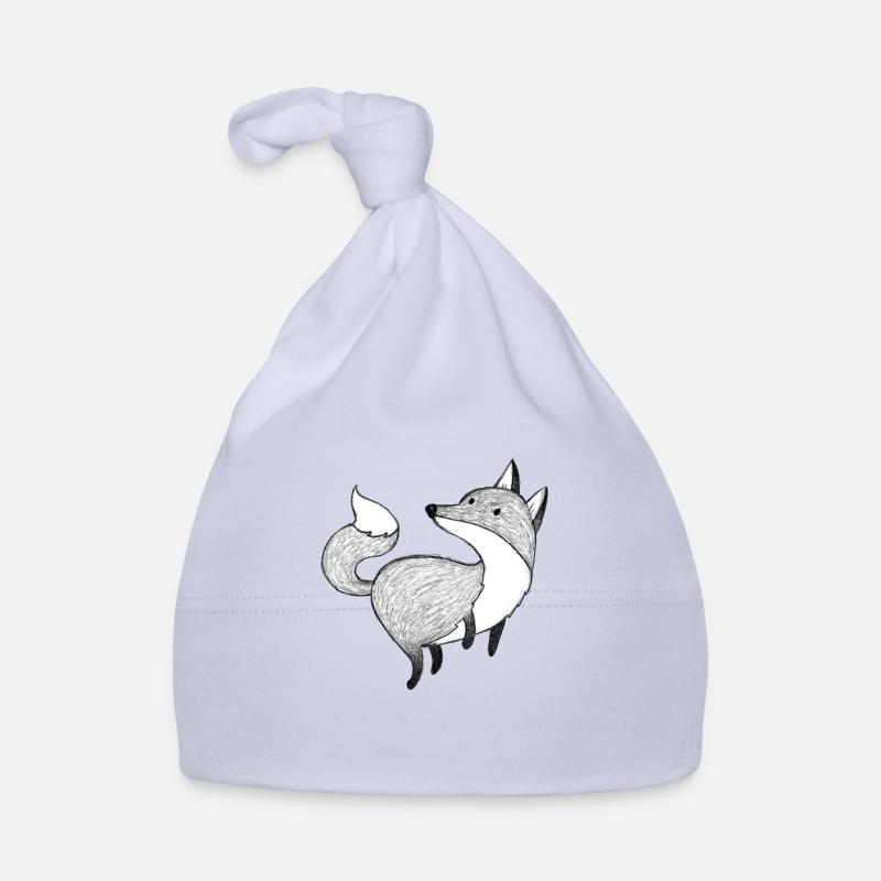 Fuchs - Baby Bio-Mütze - Sky