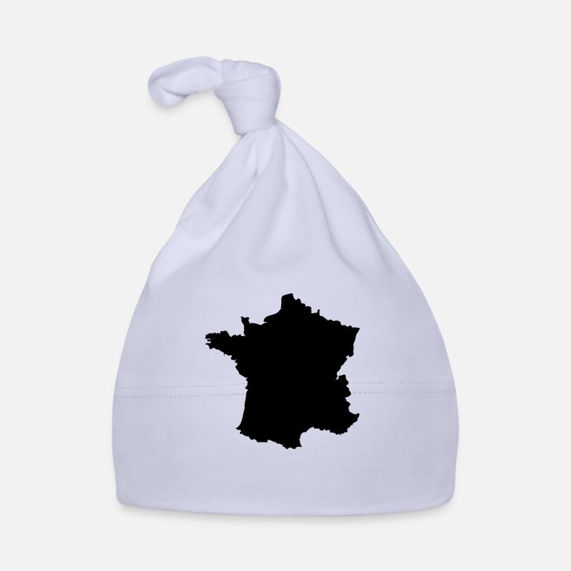 Frankreich Karte Baby Bio-Mütze