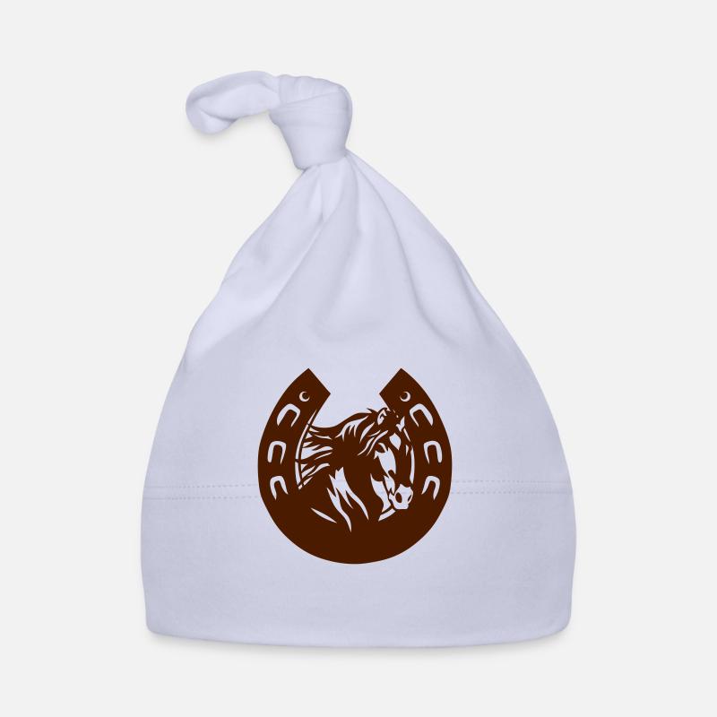 fer cheval tete logo Bonnet bio Bébé