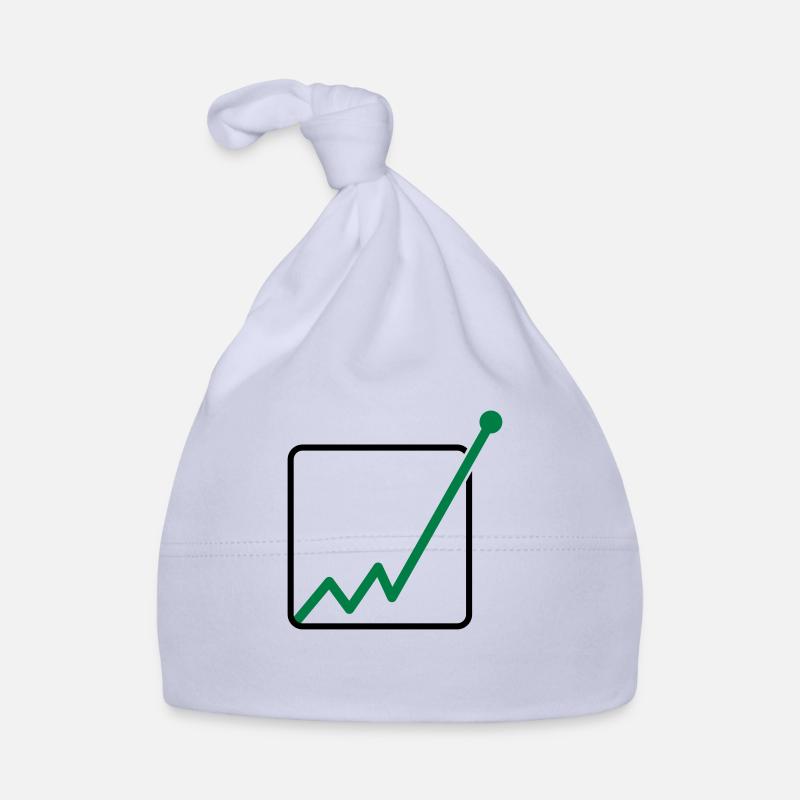 profit through the ceiling line ascending arrow ch Organic Baby Cap