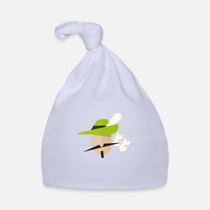 Robin des Bois - Archer - Héros - Bonnet bio Bébé - ciel