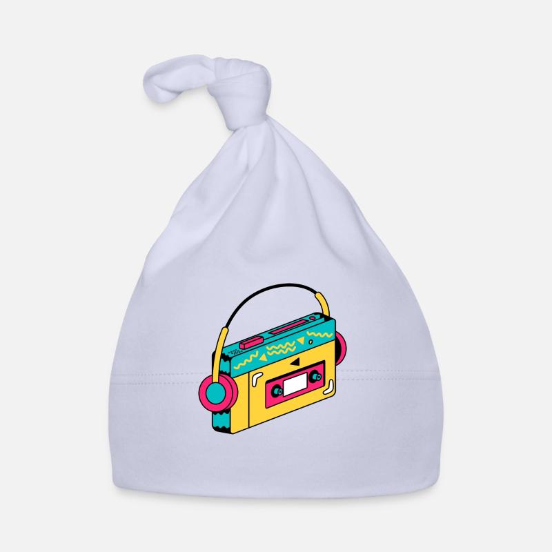 Kassette Walkman Baby Bio-Mütze