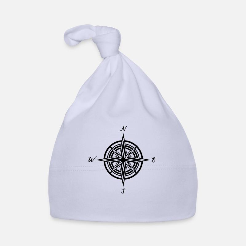 Boussole - Bonnet bio Bébé - ciel