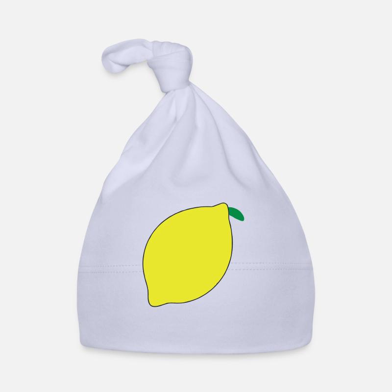 Lemon Illustration Gift Idea Organic Baby Cap