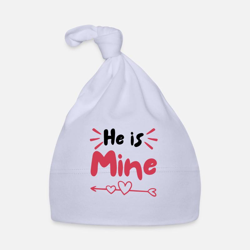 He Is Mine Organic Baby Cap