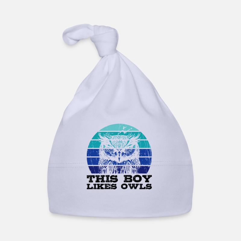 Junge mag Eulen Waldtiere Natur Wildtiere Eule Baby Bio-Mütze