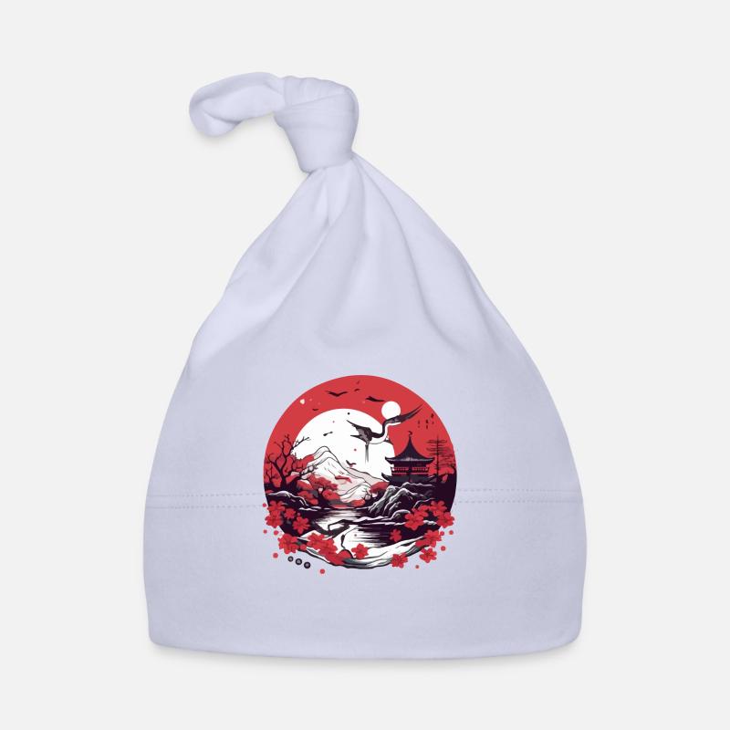 Folklore japonais Bonnet bio Bébé