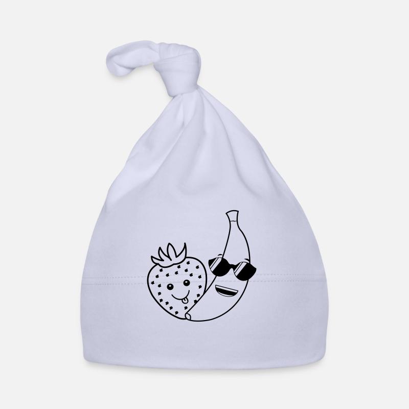 Erdbeere Banane Baby Bio-Mütze