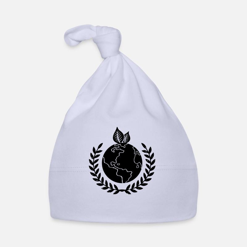 Earth Wreath Organic Baby Cap