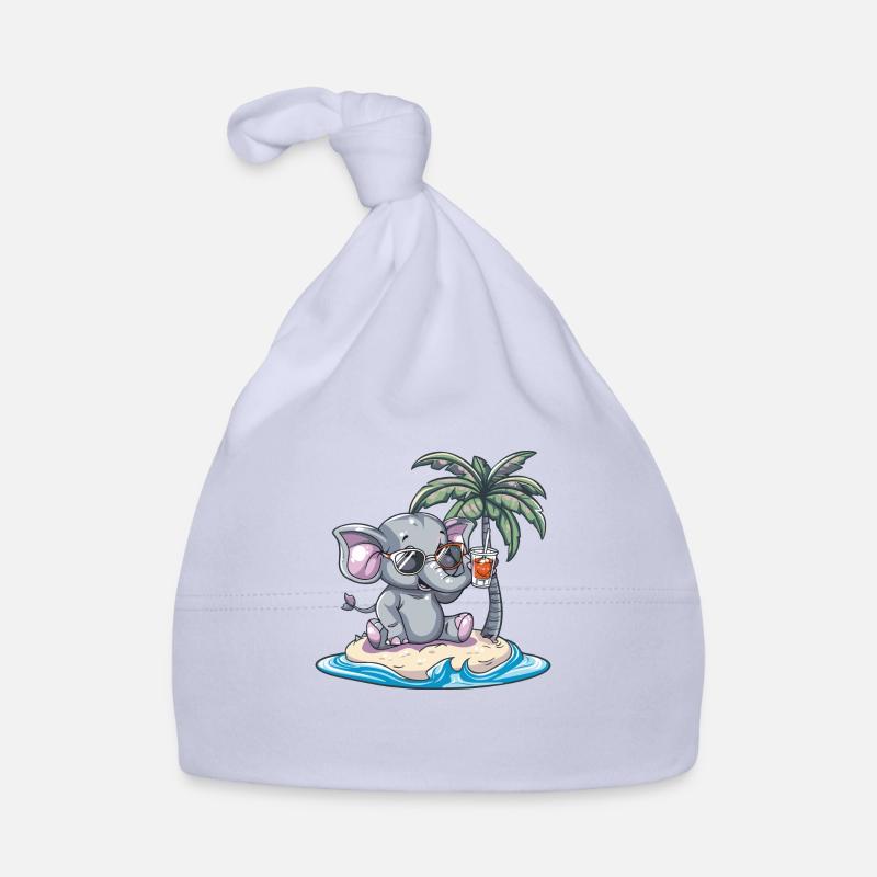 Elephant Island Summer Palm Organic Baby Cap