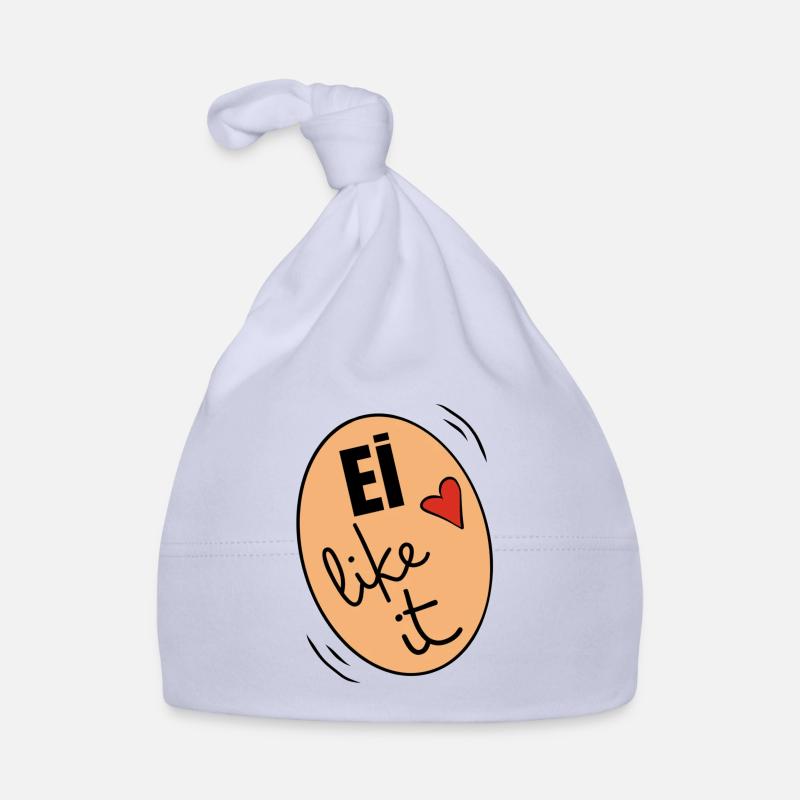 "EI" like it egg Organic Baby Cap