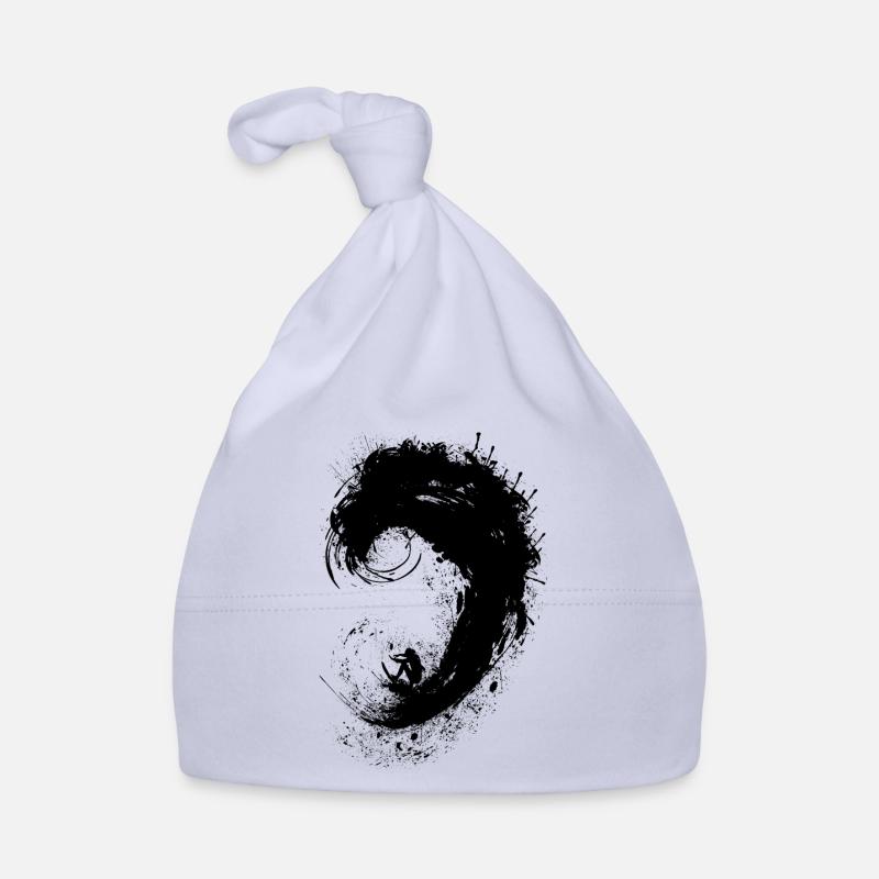 Surfer ink splash Organic Baby Cap