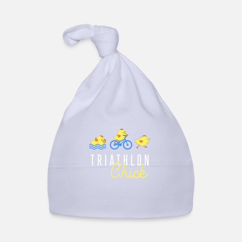 Triathlon - Bonnet bio Bébé - ciel