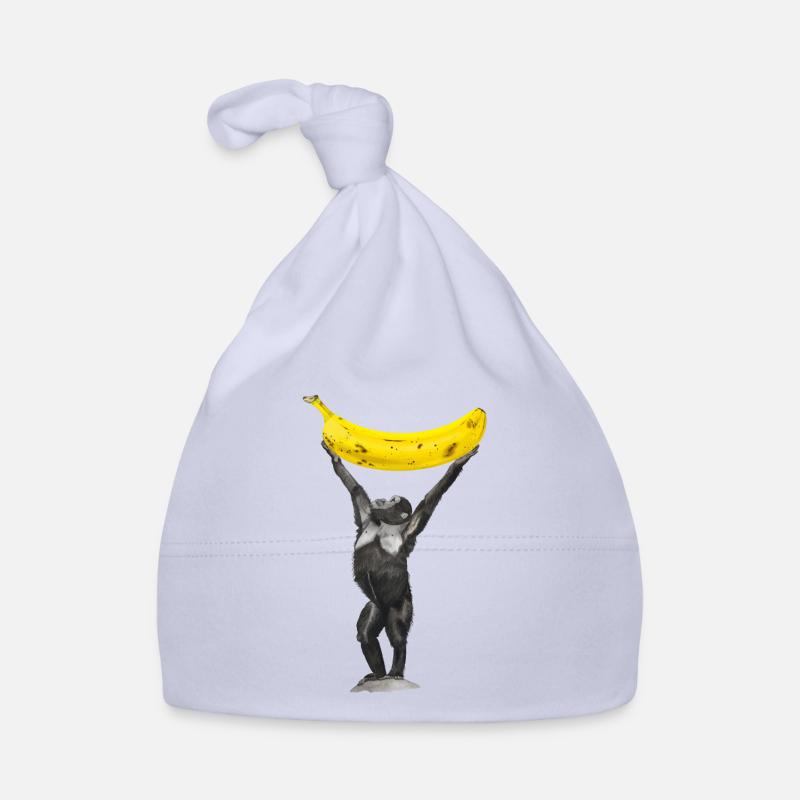 Singe Banane Singe Bonnet bio Bébé