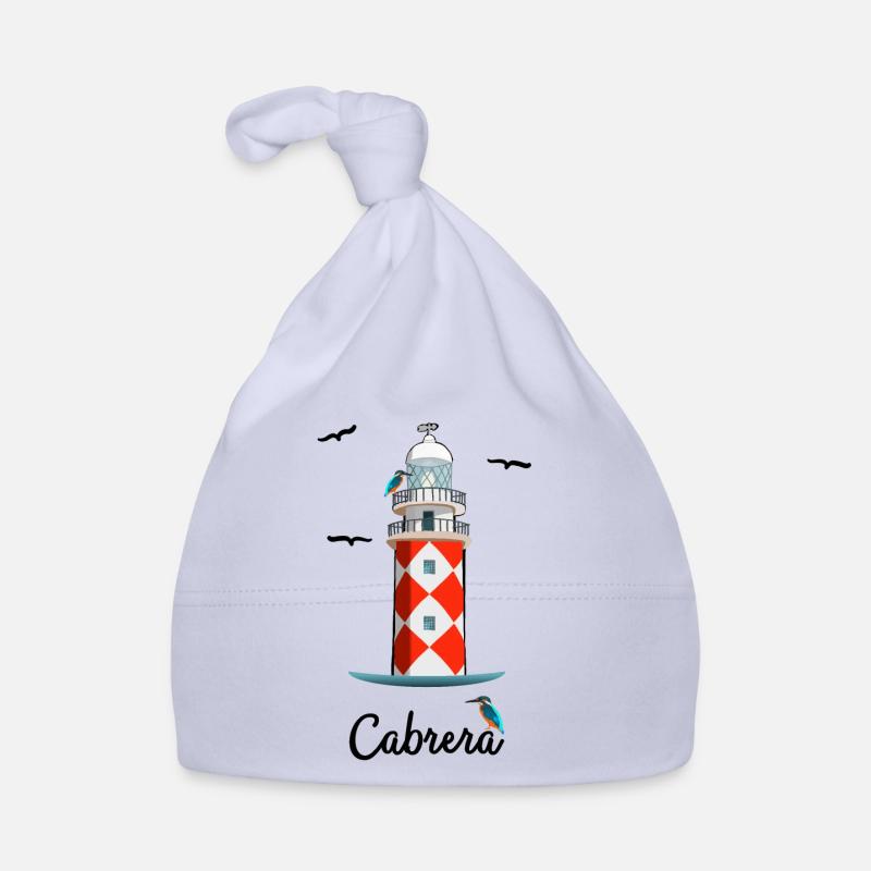 Cabrera, Balearic Island, protected area, lighthouse Organic Baby Cap