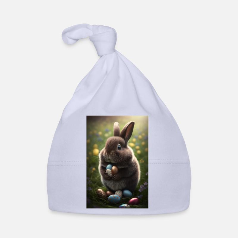 Easter Happy Easter Easter Eggs Chocolate Sweet Organic Baby Cap