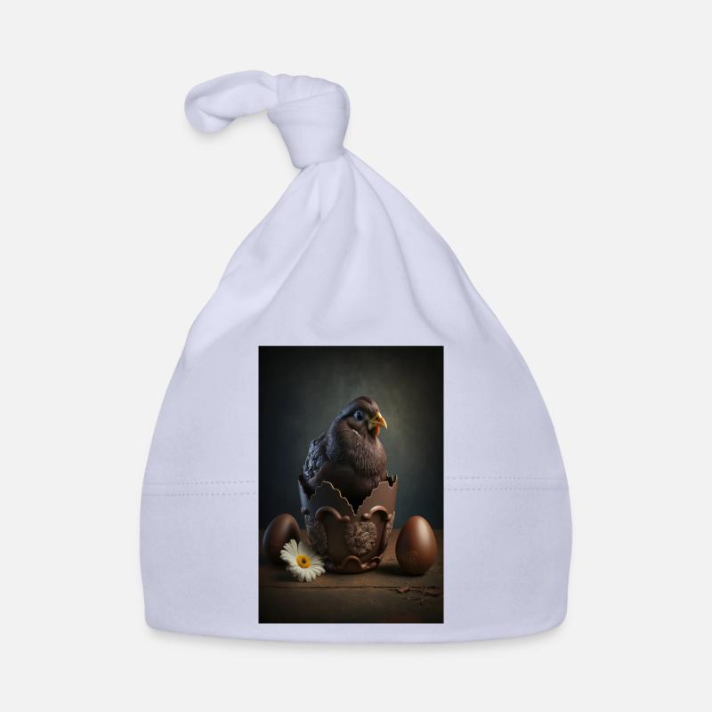 Easter Chick Chocolate Chocolate Easter Egg Organic Baby Cap