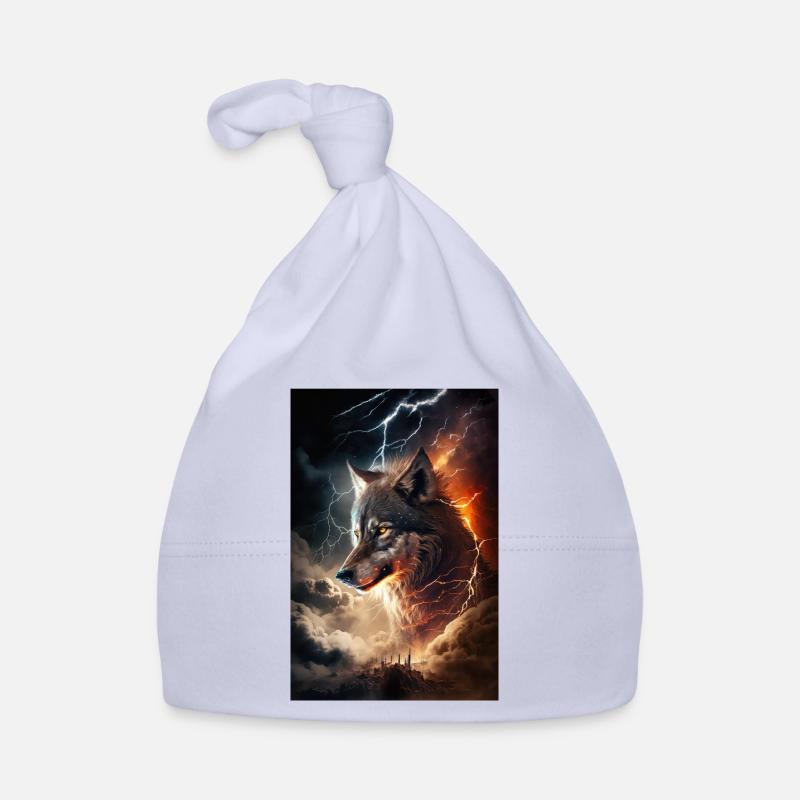 Wolf Blitz Thunder Epic Cool Epic Wolves Bonnet bio Bébé