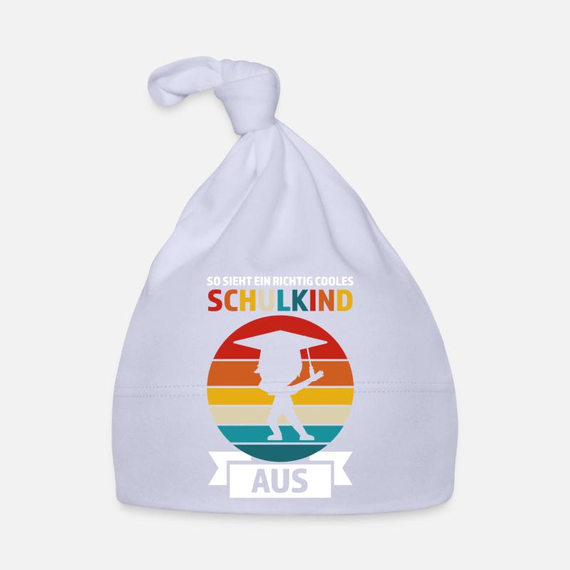 Schulkind Anfang Einschulung Geschenk Baby Bio-Mütze