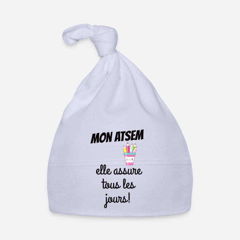 Cadeau atsem original Bonnet bio Bébé