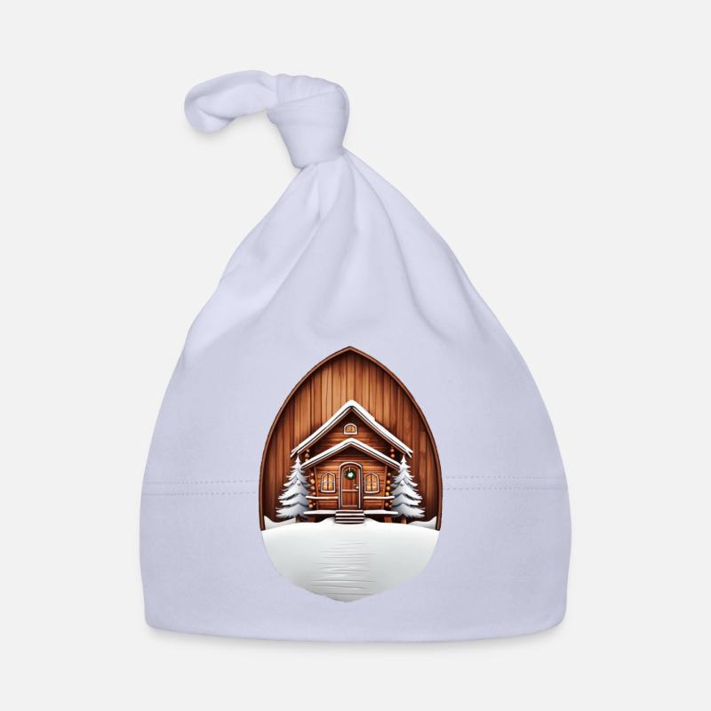 Cabane en bois, cabane de Noël Bonnet bio Bébé