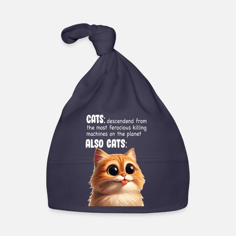 Niedliches Katzen-Meme Baby Bio-Mütze