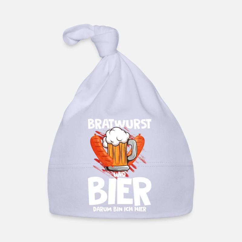 Bratwurst als Geschenk Baby Bio-Mütze
