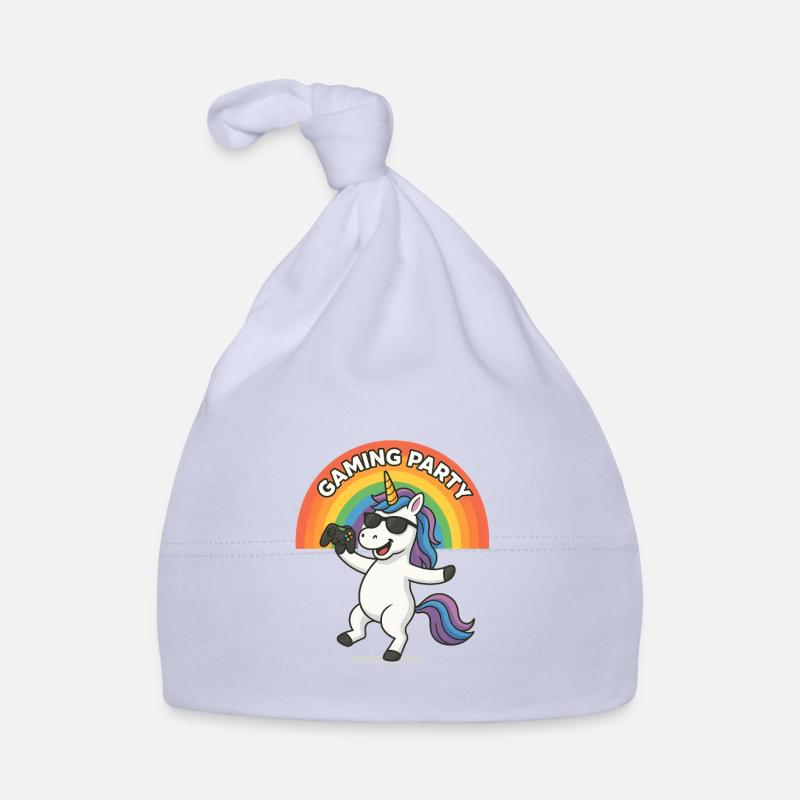 Conception de fête de jeu de licorne Bonnet bio Bébé