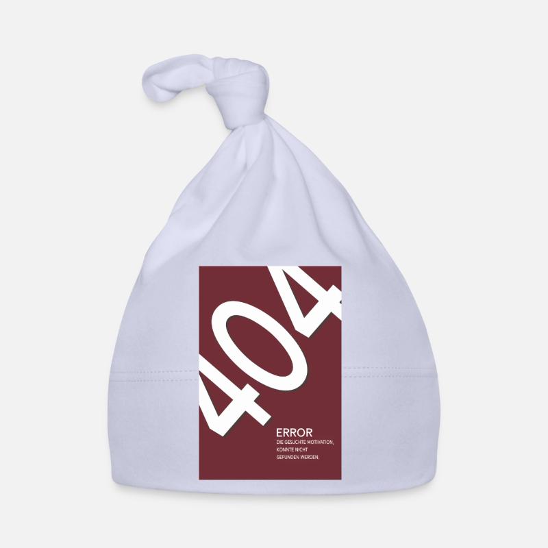 Error 404 Motivation Not Found Organic Baby Cap