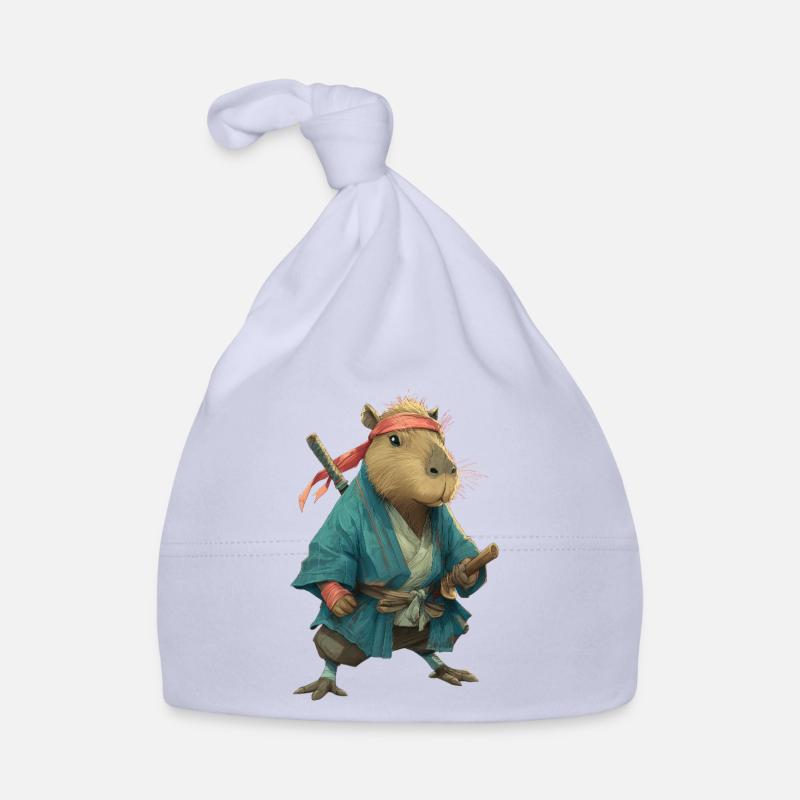 Capybara Ninja Baby Bio-Mütze