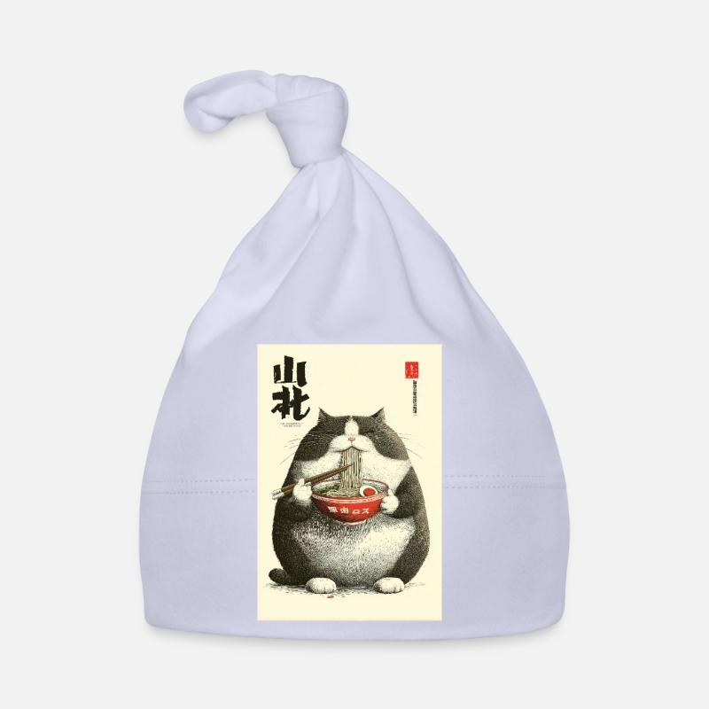 Ramen Chats Chonky Ukiyo-e Bonnet bio Bébé