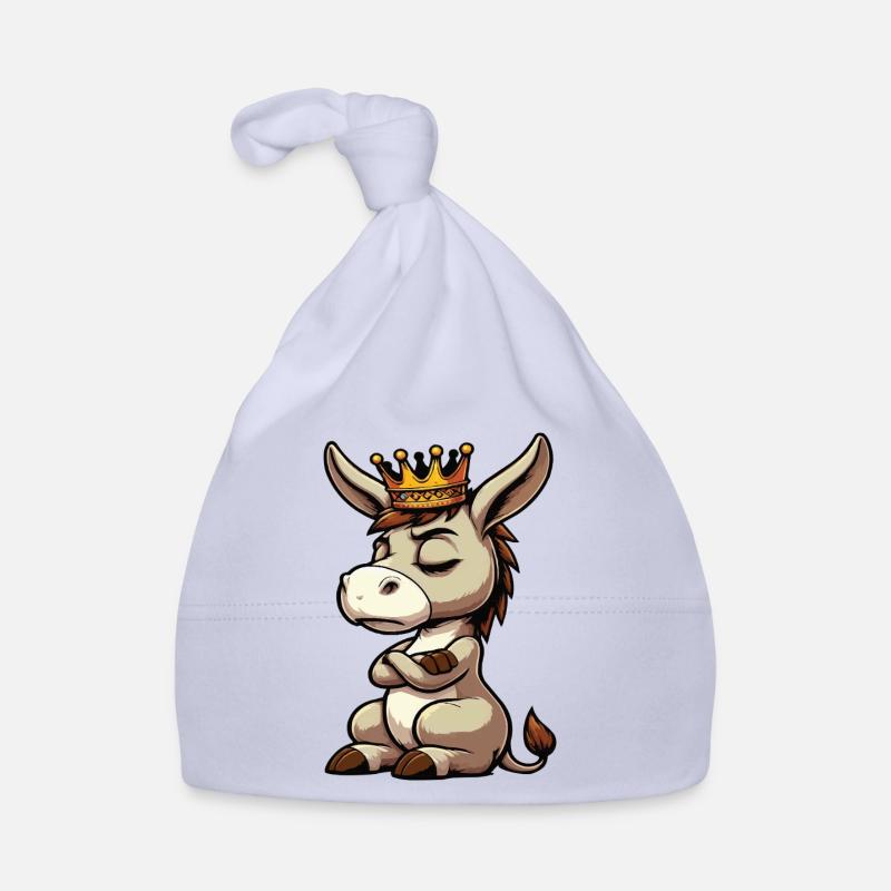 Esel Eselchen Eselhalter Muli Langohresel Muli Baby Bio-Mütze
