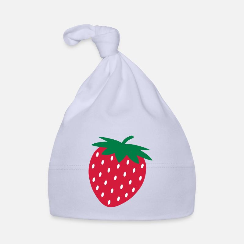 Rote Früchte, reife, frische Erdbeeren oder Erdbeeren Baby Bio-Mütze