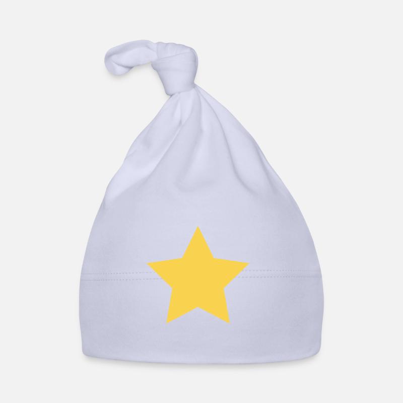 Jaune étoile Bonnet bio Bébé