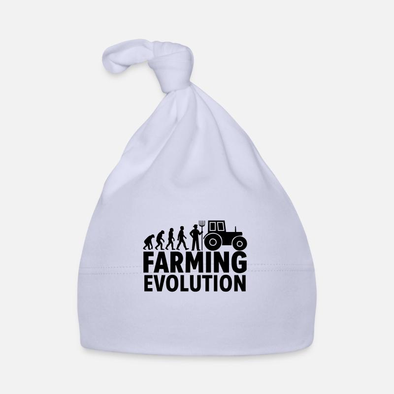 Landwirtschaft Evolution Traktor Landwirt Baby Bio-Mütze