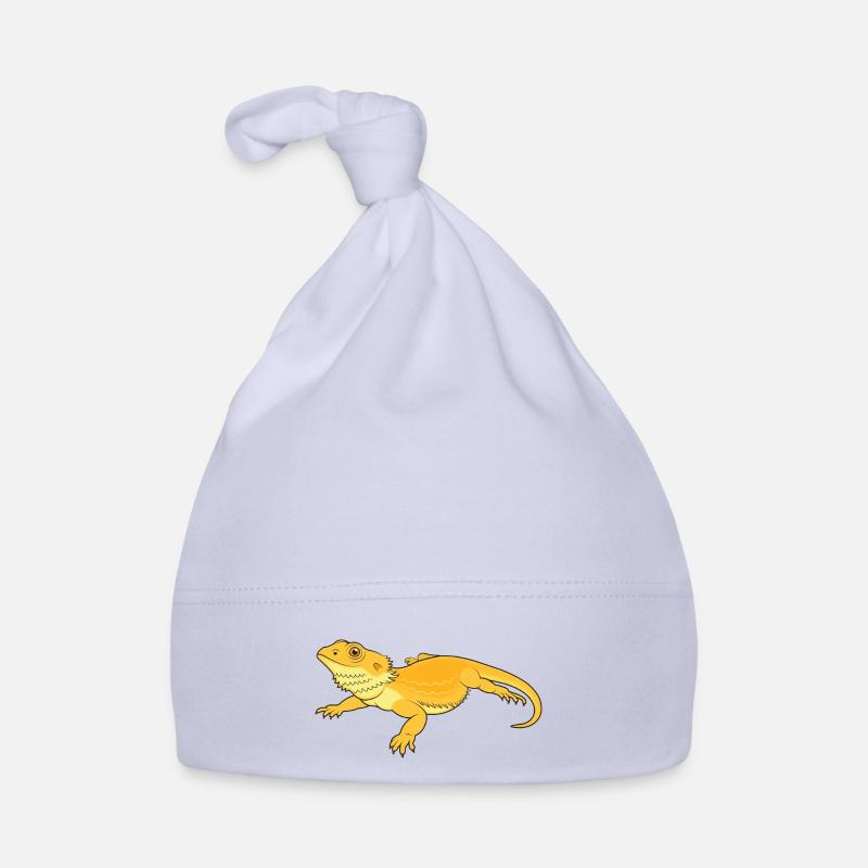 Beard agama take it easy - Organic Baby Cap - sky