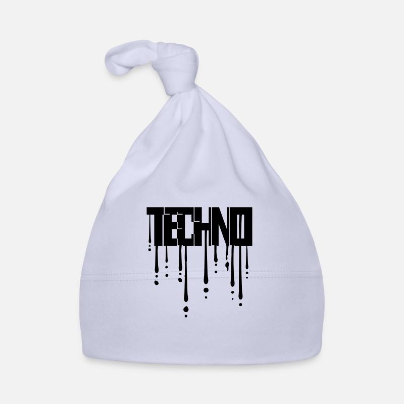 Tropfen Graffiti Techno Baby Bio-Mütze