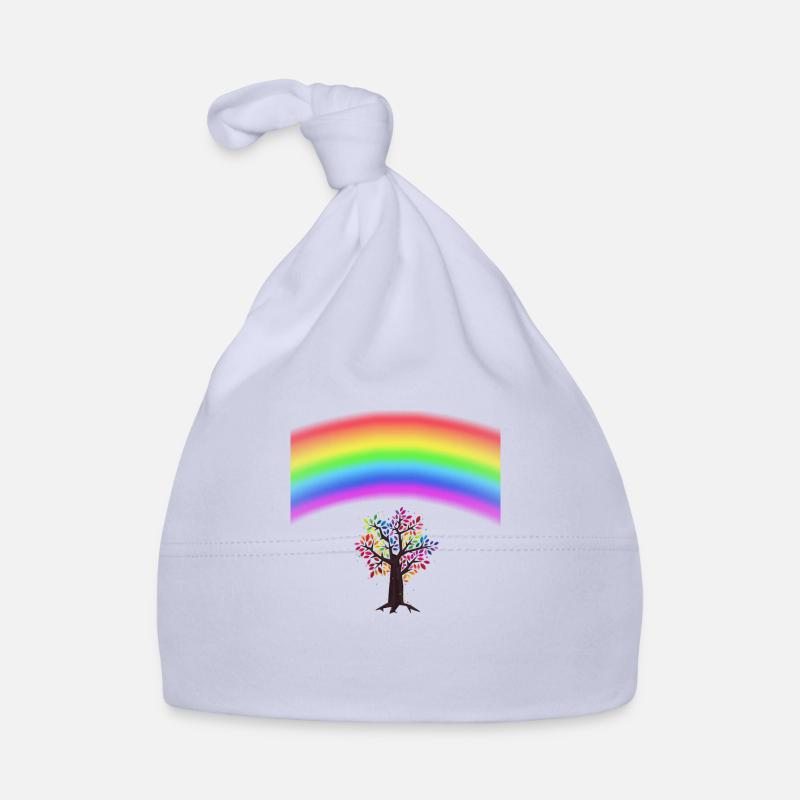 Rainbow Tree Baby Bio-Mütze