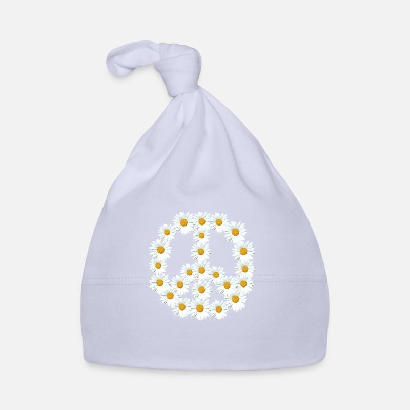Peace flourishing Organic Baby Cap